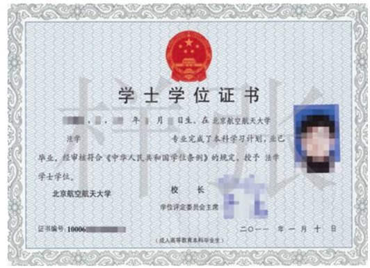 学位证书样本